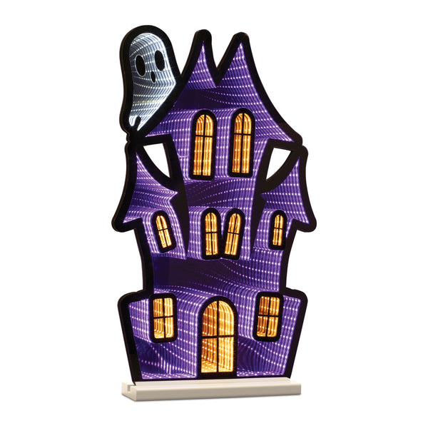 Melrose Haunted House w/Ghost Ekkolight 23.5"H