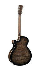 Cort Exotic Series SFX Ash Acoustic Electric Guitar Black Finish