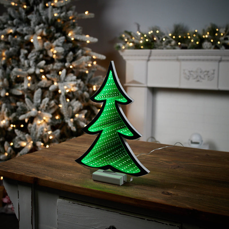 Melrose Green Pine Tree Ekkolight 11.75"H