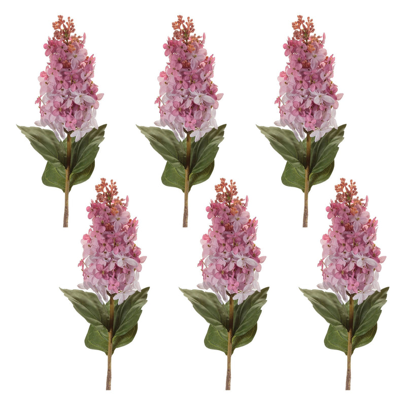 Melrose Lilac Floral Stem (Set of 6)