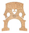 Aubert No. 16 Mirecourt French 4/4 Medium Heart Cello Bridge 98 mm