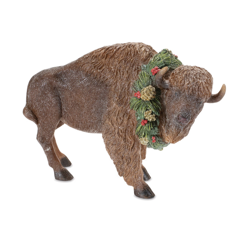 Melrose Winter Bison Figurine (Set of 4)