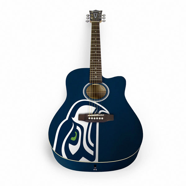 Woodrow Seattle Seahawks Acoustic Guitar with Gigbag - ACNFL29
