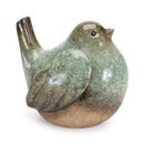 Melrose Ceramic Bird Figurines with Unglazed Accents (Set of 4) Multicolor