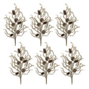Melrose Tinsel Pine Spray (Set of 6)