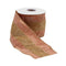 Melrose Gold Shimmer Wired Ribbon (Set of 2)