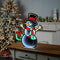 Melrose Snowman and Wreath Ekkolight 23.5"H