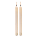 Melrose FIA Wick Beige Textured Taper Candle (Set of 2)