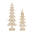 Melrose Brushed Gold Pine Tree (Set of 2)