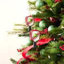 Melrose Glass Pickleball Racket Ornament (Set of 6)
