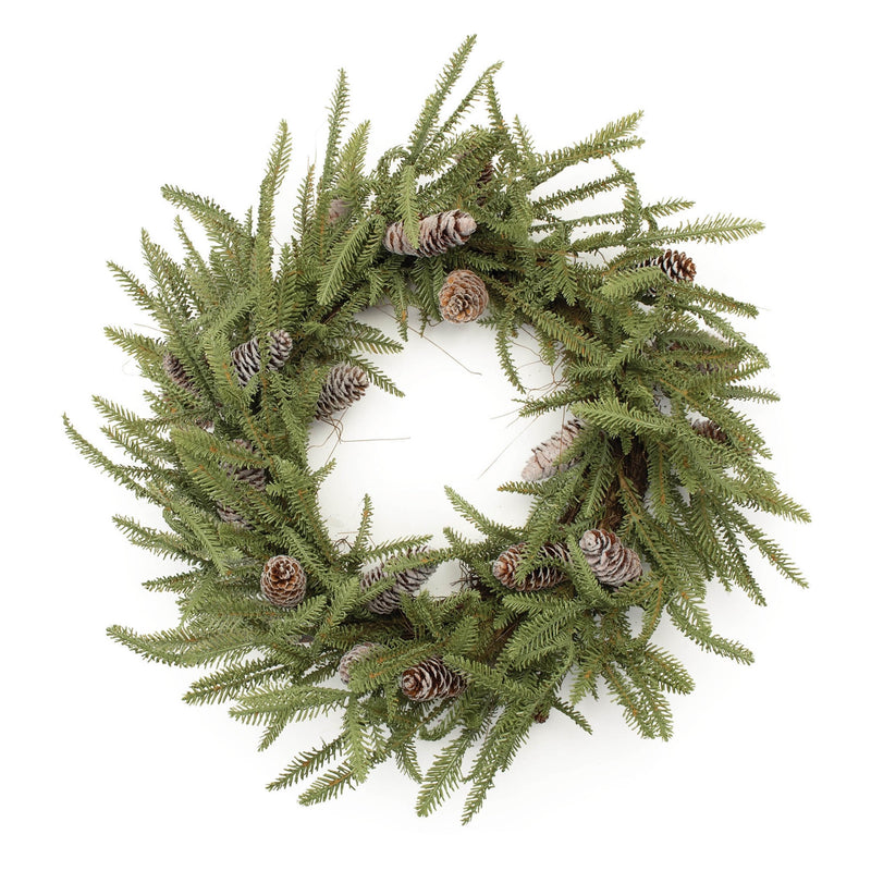 Melrose Pine and Pinecone Wreath 24"D