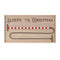 Melrose Wood Beaded Christmas Countdown 20"L