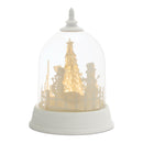 Melrose LED Rotating Snowman Globe 8.5"H