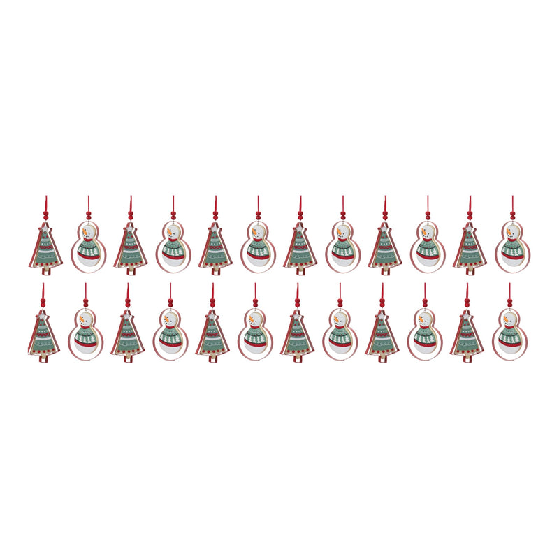 Melrose Metal Cookie Cutter Ornament (Set of 12)