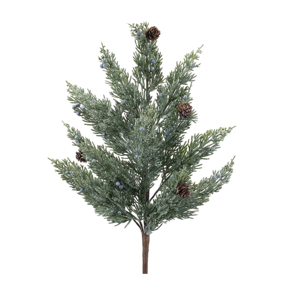 Melrose Glittered Juniper Spray (Set of 6)