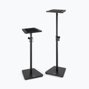 On-Stage SMS7500B Adjustable Wood Studio Monitor Stands in Black