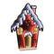 Melrose Pepperpint Gingerbread House Ekkolight 26"H
