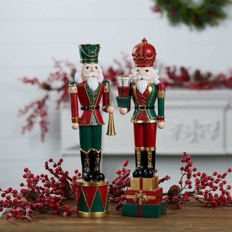 Melrose Holiday Nutcracker Soldier (Set of 2)