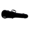 GEWA Air 1.7 4/4 Shaped Black High Gloss Violin Case w/ Thermoplast Shell