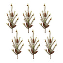 Melrose Pine and Pinecones Spray (Set of 6)