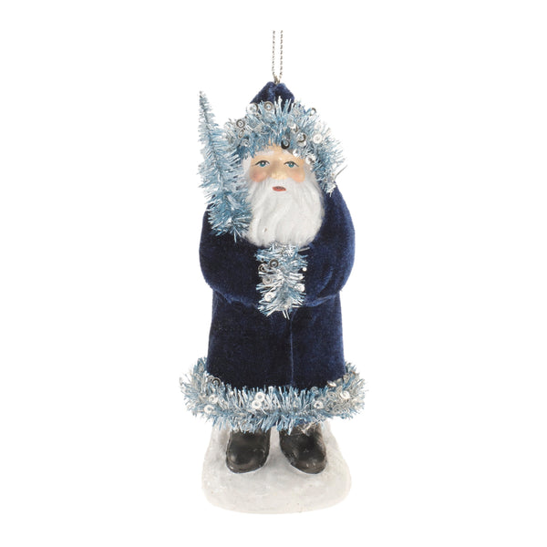 Melrose Santa Ornament (Set of 4)