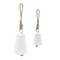 Melrose Rustic Metal Bell Ornament (Set of 8)