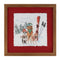 Melrose Framed Dog Sled and Ski Print Under Glass (Set of 2)