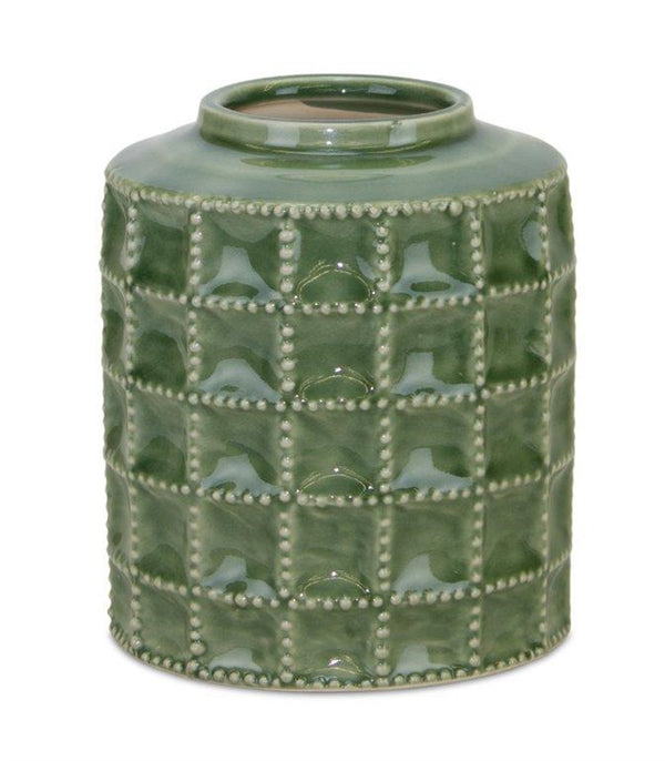 Melrose Sage Green Terra Cotta Vase 6.75"H