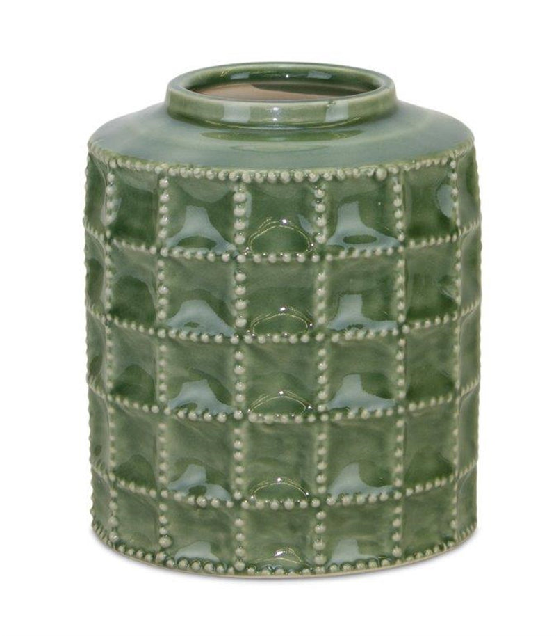 Melrose Sage Green Terra Cotta Vase 6.75"H
