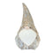 Melrose Modern Terra Cotta Gnome Figurine with Marble Finish (Set of 2)