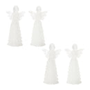 Melrose Frosted Angel Figurine (Set of 4)
