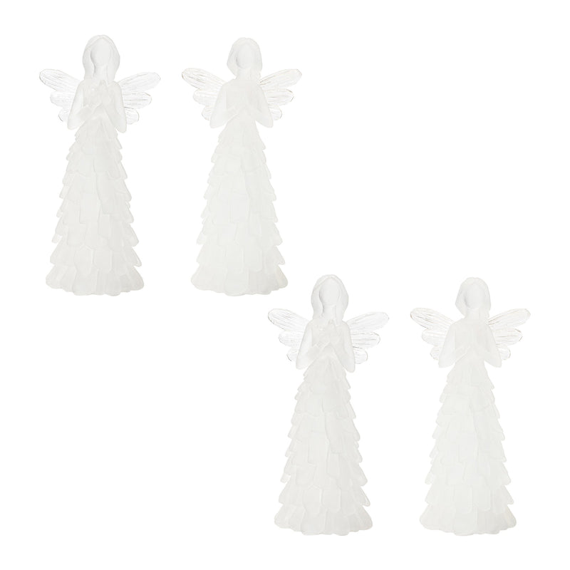 Melrose Frosted Angel Figurine (Set of 4)