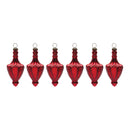 Melrose Mercury Glass Finial Drop Ornament (Set of 6)