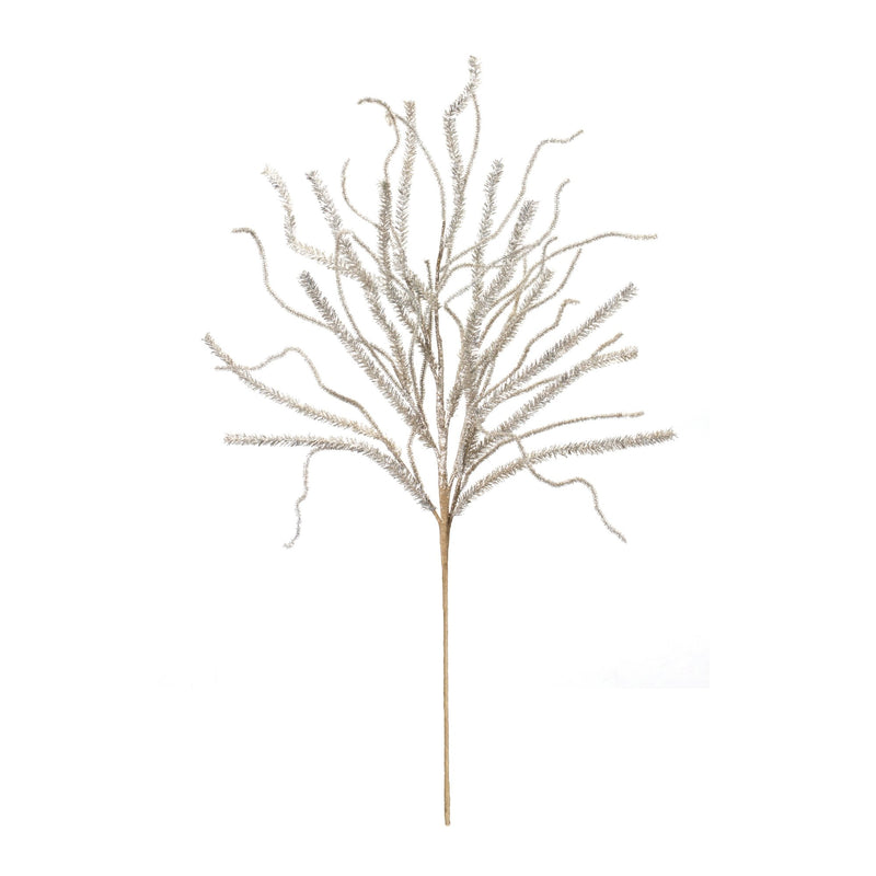 Melrose Glittered Pine Tinsel Branch (Set of 2)