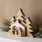 Melrose Nesting Wood Nativity Display 12"L