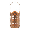 Melrose Punched Metal House Lantern (Set of 2)