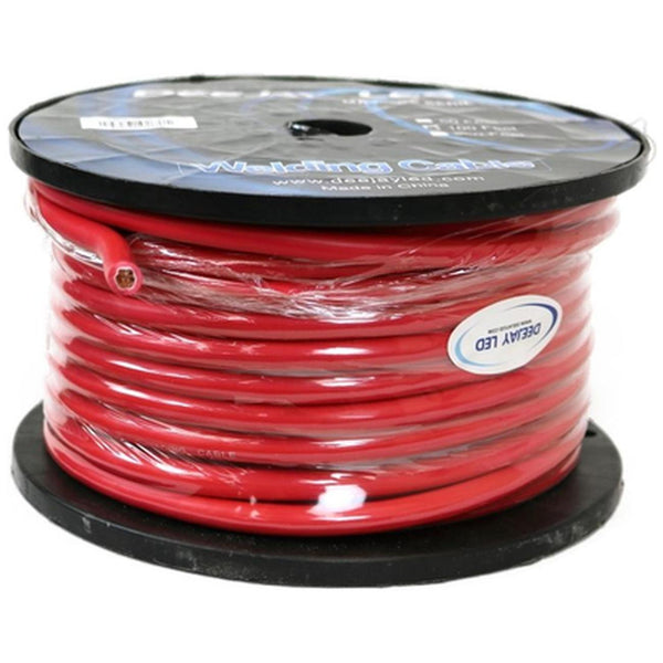 DEEJAY LED 12GA 100ft Cable Black TBH124C100