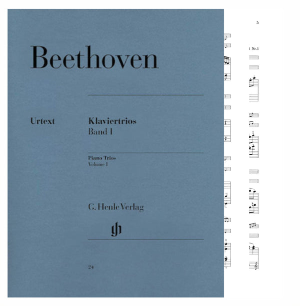 Beethoven Piano Trios Vol. I – Henle Urtext Edition – Complete Set of Parts