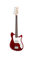 Cort Retro 304 Short-Scale 4-String Bass Guitar w/ Gig Bag Candy Apple Red