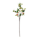 Melrose Peach Fruit Foliage Branch (Set of 6)