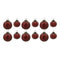 Scalloped Glass Ball Ornament (Set of 12)