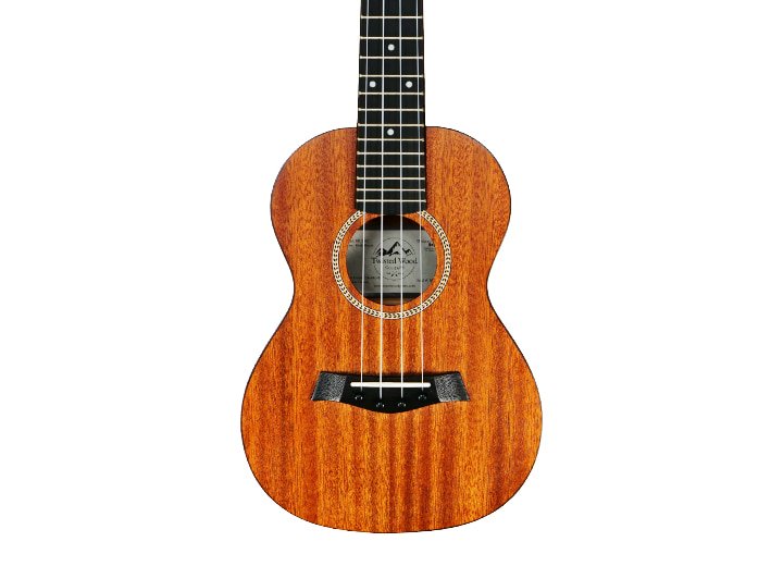 Twisted Wood Rock Roots Series Concert Ukulele - Solid Mahogany - RR‑200C