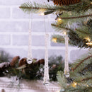 Melrose Clear Beaded Glass Icicle Drop Ornament (Set of 12)