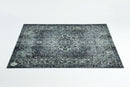 Drum N Base Vintage Persian Style Drum Rug – Gray, 5.34' x 4.65'