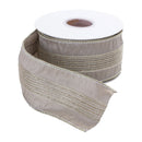 Melrose Grey Glittered Ribbon 2.5" x 10 yds.