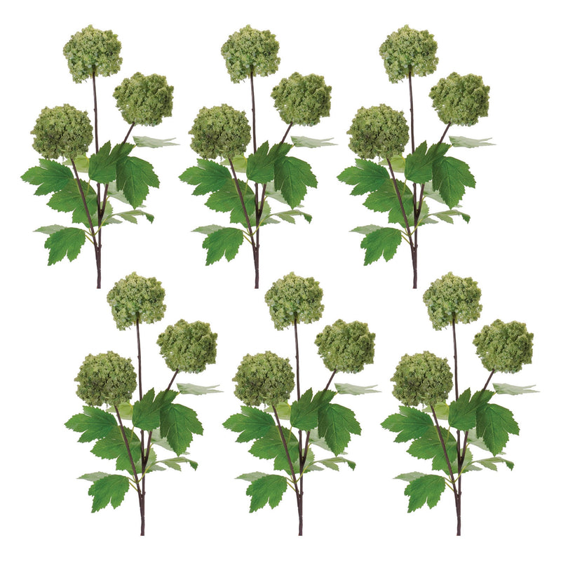 Melrose Snowball Floral Spray (Set of 6)