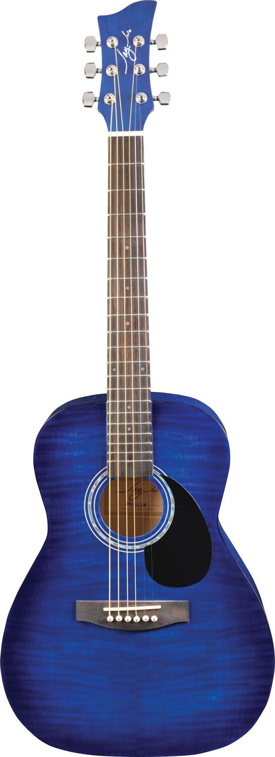 Jay Turser Jay Jr Series 3/4 Size Dreadnought Acoustic Guitar - Blue Sunburst