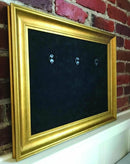 Axe Heaven 22x18 3 Mini Guitar Gold Leafing Display Frame w/ Black Suede - New Open Box