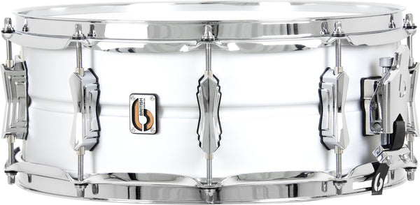 British Drum Co Aviator Aluminum Snare 5.5″ x 14″ - 1.2 mm Shell