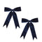 Melrose Navy Blue Holiday Bow (Set of 2)